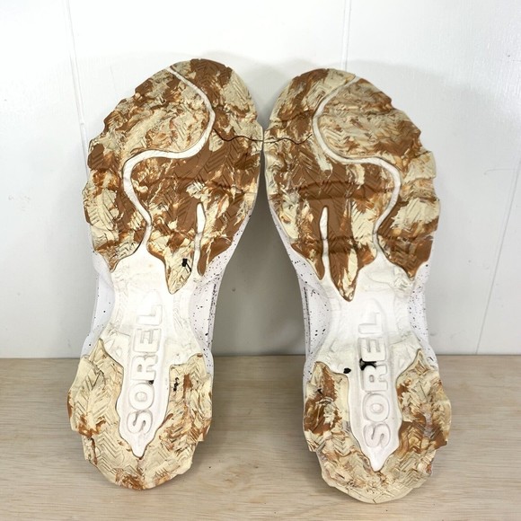 Sorel Alfred Kinetic Breakthru Tech Lace Sneaker White Shoes Women's Size 10.5 - Picture 6 of 7